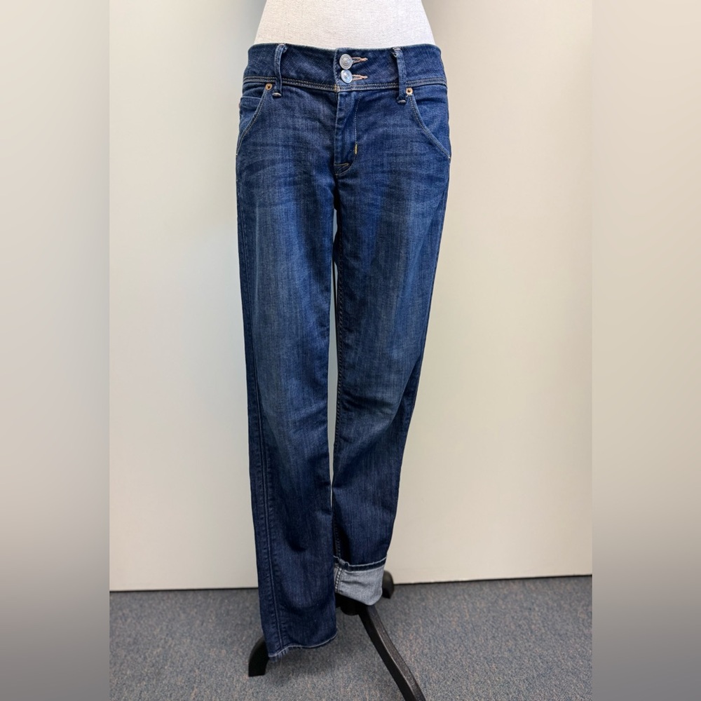 Hudson Jeans Dark Blue with Back Flap Pockets Size 27